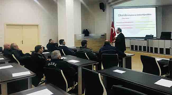 ÖZEL HALK OTOBÜSÜ ŞOFÖRLERİNE EĞİTİM VERİLDİ