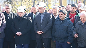 YENİCE'DE DOĞALGAZ ÇALIŞMALARI BAŞLADI