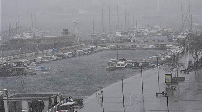 AYNI ANDA HEM KAR HEM DE FIRTINA!