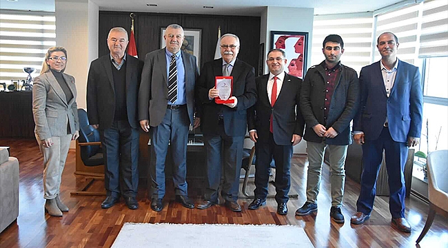 BAŞKAN GÖKHAN KIZILAY YETKİLİLERİNİ AĞIRLADI