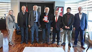 BAŞKAN GÖKHAN KIZILAY YETKİLİLERİNİ AĞIRLADI