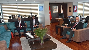 BAŞKAN GÖKHAN KONUKLARINI AĞIRLADI