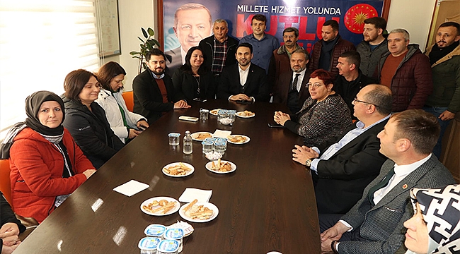 BAŞKAN MAKAS İLÇE ZİYARETLERİNE BAŞLADI