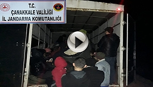 ÇANAKKALE'DE 65 MÜLTECİ YAKALANDI