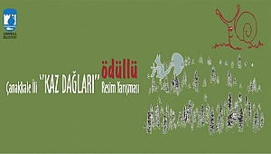 ÇANAKKALE İLİ ÖDÜLLÜ "KAZ DAĞLARI" RESİM YARIŞMASI ÖDÜL TÖRENİ