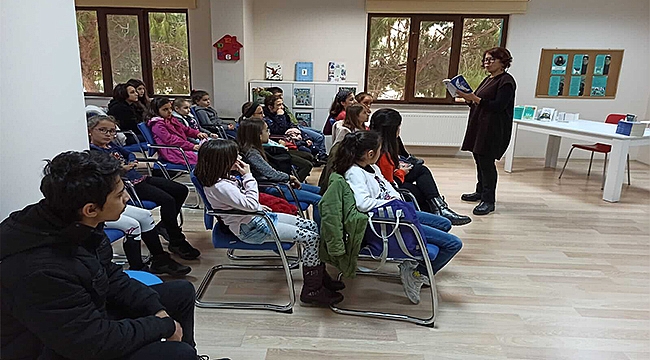 ÇOCUK KÜLTÜR EVİ'NDE YAZAR HACER KILCIOĞLU İLE SÖYLEŞİ