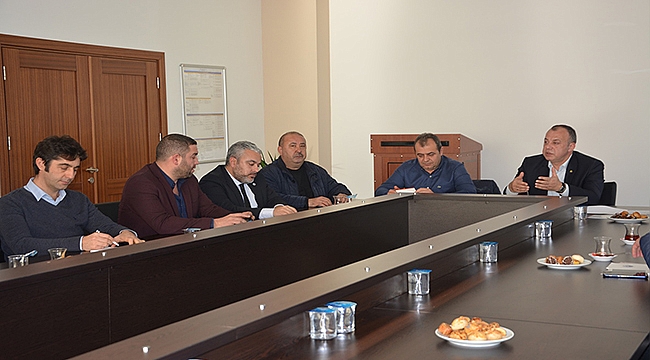 ÇTSO YÖNETİM KURULU 2'NOLU MESLEK GRUBU ÜYELERİ İLE BİR ARAYA GELDİ