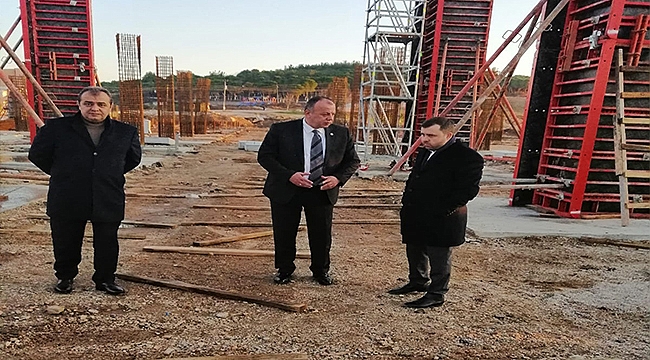 ÇTSO YÖNETİM KURULU BAŞKANI SELÇUK SEMİZOĞLU EZİNE PAZAR YERİNİ ZİYARET ETTİ