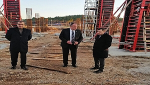 ÇTSO YÖNETİM KURULU BAŞKANI SELÇUK SEMİZOĞLU EZİNE PAZAR YERİNİ ZİYARET ETTİ