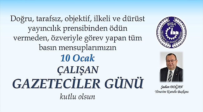 "DOĞRU VE TARAFSIZ HABERLERİN EN HIZLI ŞEKİLDE KAMUOYUNA ULAŞMASINDA GAZETECİLERİMİZİN ROLÜ BÜYÜKTÜR"