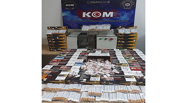 KAÇAK SİGARA OPERASYONUNDA 1 KİŞİ GÖZALTINA ALINDI!