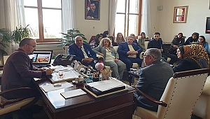 MHP HEYETİ TURAN'IN MİSAFİRİ