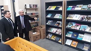 ÖLCEK'DEN KUTUPHANEYE ZİYARET