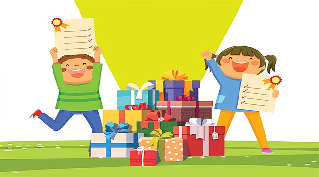 SÜRPRİZ KARNE HEDİYELERİ 17 BURDA'DA