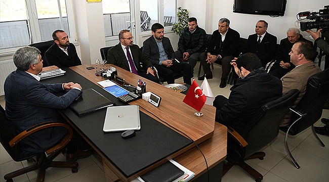 TURAN, BİGA ESNAF VE SANATLARLAR ODASI'NDA ZİYARET ETTİ