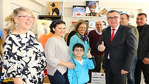 BAŞKAN ARSLAN'DAN SANAT ATÖYESİNE ZİYARET