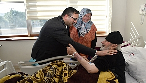 BAŞKAN ERDOĞAN'DAN HASTA ZİYARETLERİ