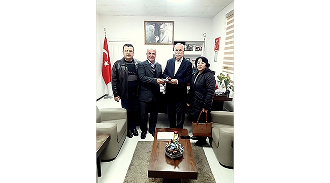 BAŞKAN GÖKHAN ÇARDAK BELEDİYE BAŞKANI SEMERCİ'Yİ ZİYARET ETTİ