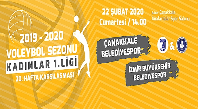 ÇANAKKALE BELEDİYESPOR, İZMİR BÜYÜKŞEHİR BELEDİYESPOR'U AĞIRLIYOR