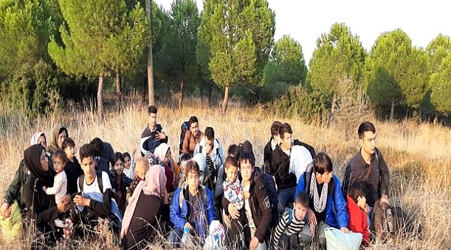 Çanakkale'de 135 mülteci yakalandı