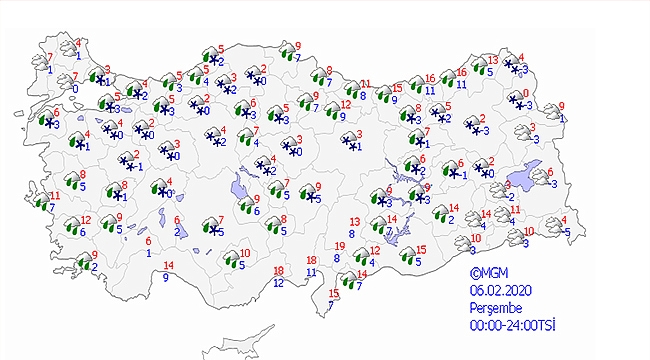 ÇANAKKALE'YE ÖNCE GÜNEŞ SONRA KAR!