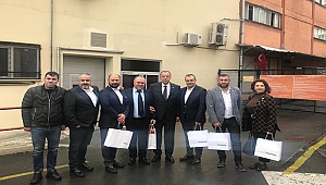 ÇTSO YÖNETİM KURULU, MECLİS BAŞKANI OSMAN OKYAY'I VE KALE GRUBU TESİSLERİNİ ZİYARET ETTİ