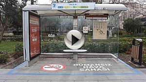 DURAKLARDA "DUMANSIZ HAVA SAHASI" ÇALIŞMASI