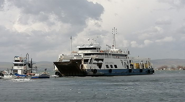 FERİBOT KARAYA OTURDU