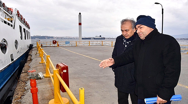 GESTAŞ YÖNETİMİ  KİLİTBAHİR İSKELESİ'Nİ İNCELEDİ