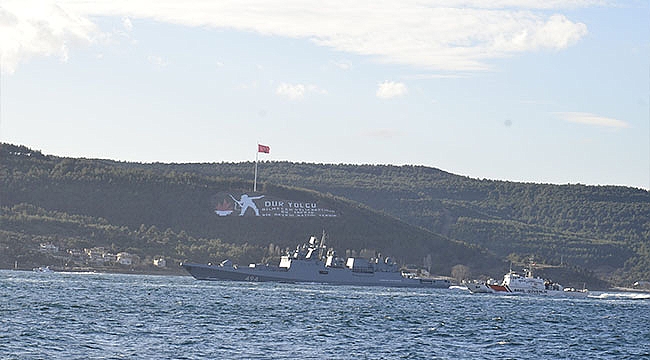 RUS SAVAŞ GEMİLERİ ÇANAKKALE BOĞAZI'NDA!