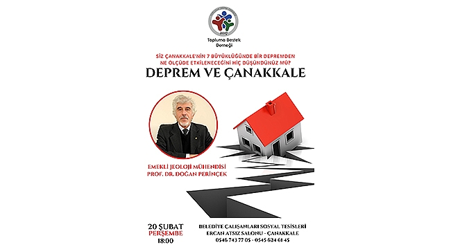 TOPLUMA DESTEK DERNEĞİ'NDEN DEPREM SÖYLEŞİSİ