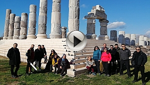 TURİST REHBERLERİ EĞİTİM GEZİSİNDE