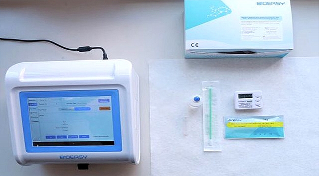 15 DAKİKADA SONUÇ VEREN KORONAVİRÜS TESTİ TÜRKİYE'DE UYGULANMAYA BAŞLADI