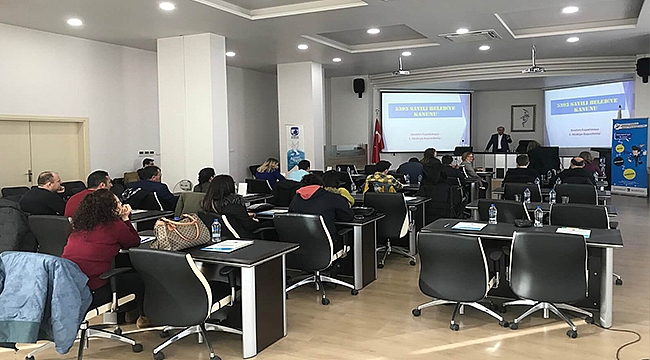 5393 SAYILI BELEDİYE MEVZUATI EĞİTİMİ GERÇEKLEŞTİRİLDİ