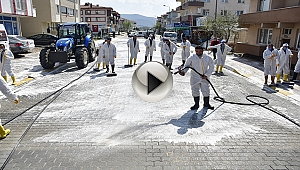 BİGA BELEDİYESİ'NDEN DEZENFEKTE SEFERBERLİĞİ