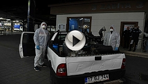 CUMA PAZARI ÖNCESİ PAZAR ALANI DEZENFEKTE EDİLDİ