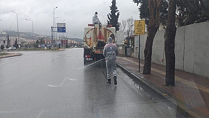 DEZENFEKSİYON ÇALIŞMALARI ARALIKSIZ OLARAK DEVAM EDİYOR
