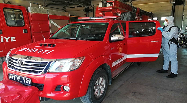 DEZENFEKTE ÇALIŞMALARI TÜM HIZI İLE DEVAM EDİYOR