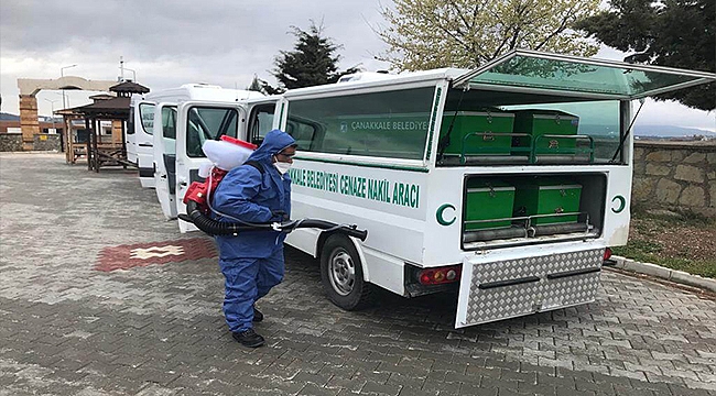 GASİLHANE BİNASI DEZENFEKTE EDİLDİ