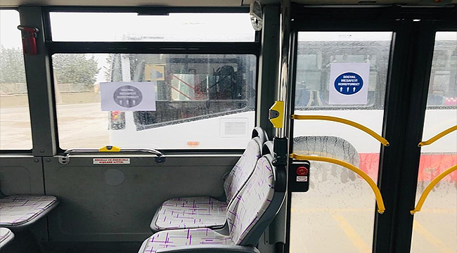 KENT İÇİ ULAŞIM ARAÇLARINDA SOSYAL MESAFEYİ KORUYALIM