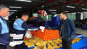 KEPEZ PAZARINDA MEYVE VE SEBZELER PAKETLENDİ