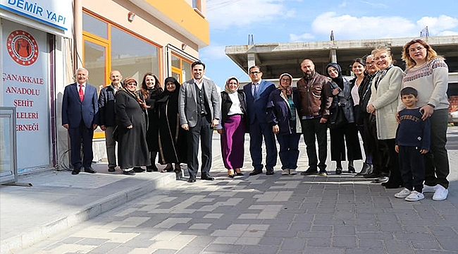 MAKAS, ŞEHİT AİLELERİNİ ZİYARET ETTİ