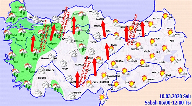 METEOROLOJİDEN KUVVETLİ YAĞIŞ UYARISI!
