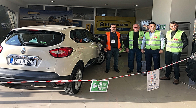 MOTORLU KARA TAŞITLARI MESLEKİ YETERLİLİK SINAVLARI DÜZENLENDİ