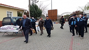 PAZAR YERİNDE KORONA ÖNLEMLERİ