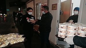 BAŞKAN ERDOĞAN'DAN ÇORBA İKRAMI