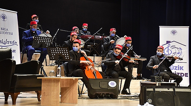 BİGA BELEDİYESİ MÜZİKLE BULUŞTURMAYA DEVAM EDİYOR