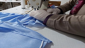 ÇAN BELEDİYESİ MASKE ÜRETİMİNE BAŞLADI!