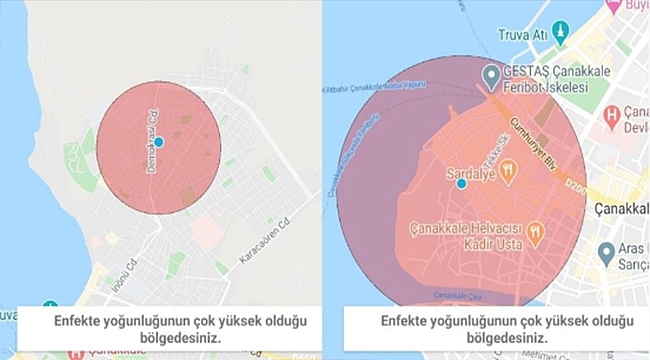 ÇANAKKALE'NİN ENFEKTE BÖLGELERİ NETLEŞTİ!