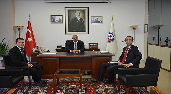 ÇTSO YÖNETİM KURULU BAŞKANI DENİZBANK ŞUBE MÜDÜRLERİ İLE BİR ARAYA GELDİ